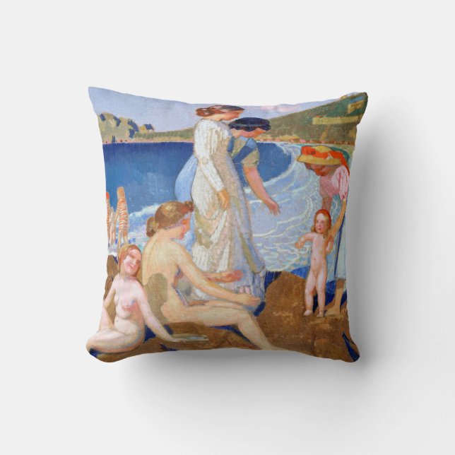 Sea Bathing, Maurice Denis Cushion (Front)