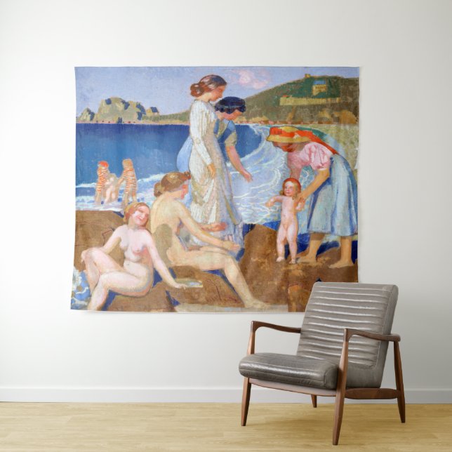 Sea Bathing, Maurice Denis Tapestry (In Situ (Horizontal))