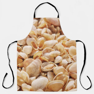 Sea Beach Shell: Summer Textured Background Apron