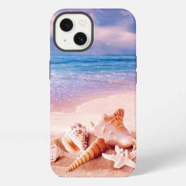 Sea Beach Shells iPhone Case (Back)