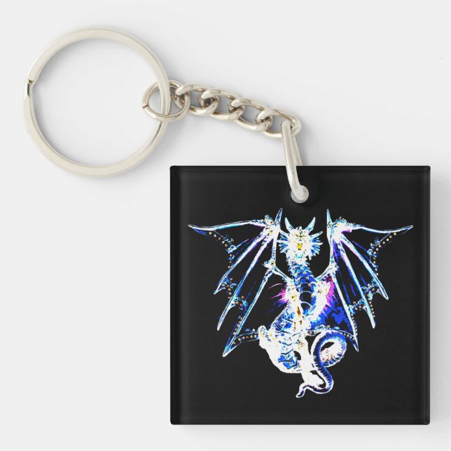 Sea Beast Dragon Ocean Monster Mythical Creature  Key Ring (Front)