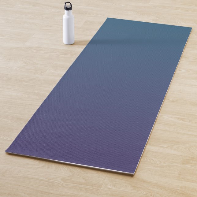 Sea blue gradient Colour  Yoga Mat (Creator Uploaded)