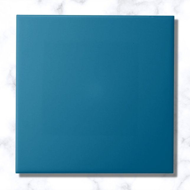 Sea Blue Solid Colour Ceramic Tile (Creator Uploaded)