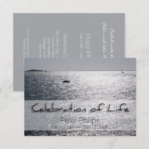 Sea Boat Celebration of Life Funeral Announcement