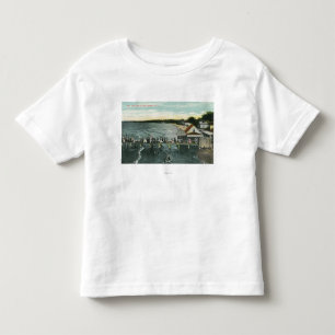 Sea Breeze Pier and Lake Scene Toddler T-Shirt