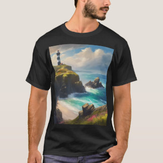 Sea breeze with lighthouse T-Shirt