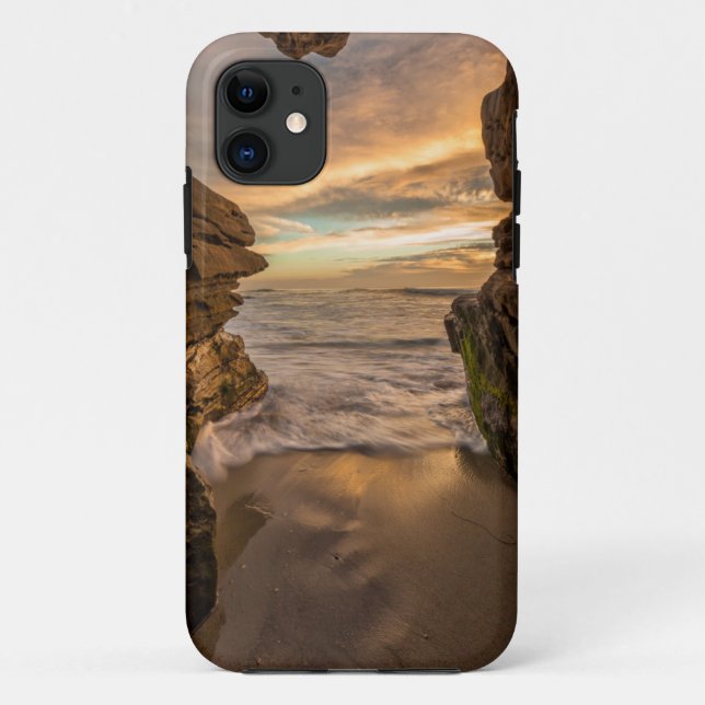 Sea cave at Windansea Beach Case-Mate iPhone Case (Back)