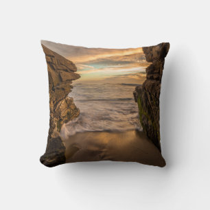 Sea cave at Windansea Beach Cushion