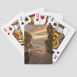 Sea cave at Windansea Beach Playing Cards