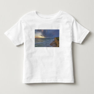 Sea cliffs catch days last light at Pomponi Toddler T-Shirt