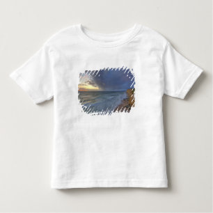 Sea cliffs catch days last light at Pomponi Toddler T-Shirt