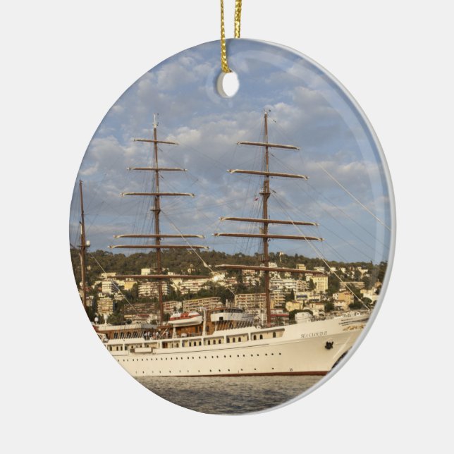 Sea Cloud II Ceramic Ornament (Left)