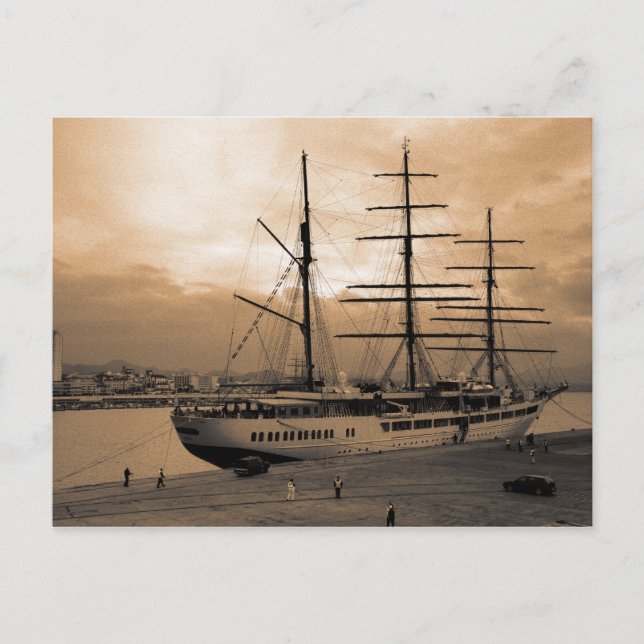 Sea Cloud II Postcard (Front)