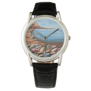 Sea Coast Original Hand Painted Art Watch