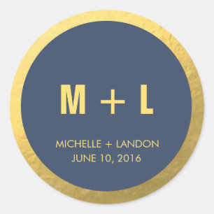 Sea Colours + Foil Stickers Weddings