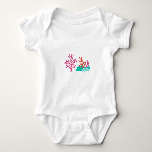 Sea Coral Baby Bodysuit (Front)