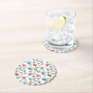 Sea creature coasters, sea creature table ware paper coaster
