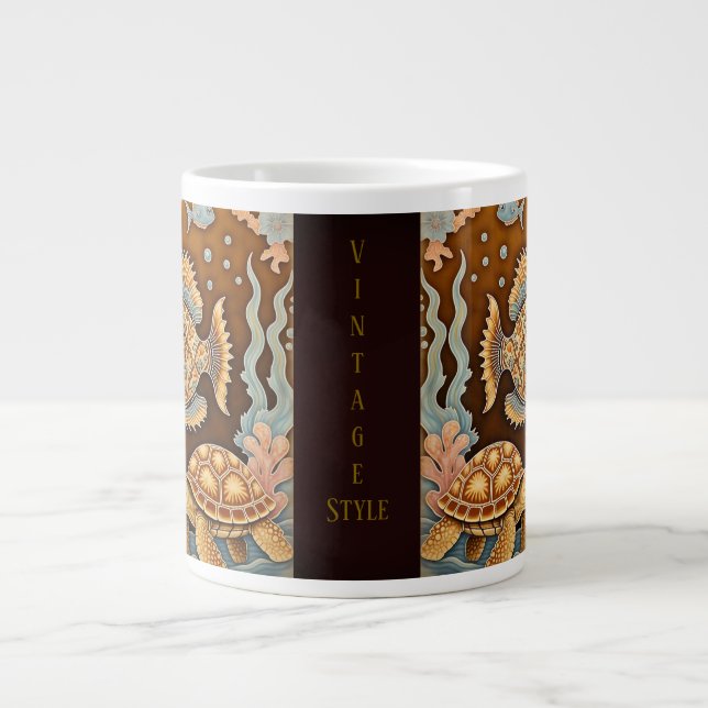 Sea Creature in Batik,Speciality Mug (Front)