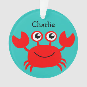 Sea Creatures custom monogram ornament