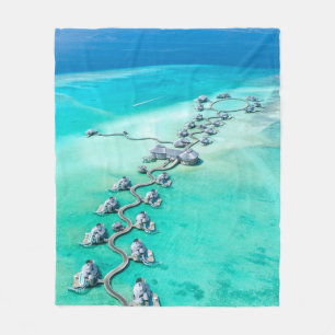 Sea Creatures Fleece Blanket