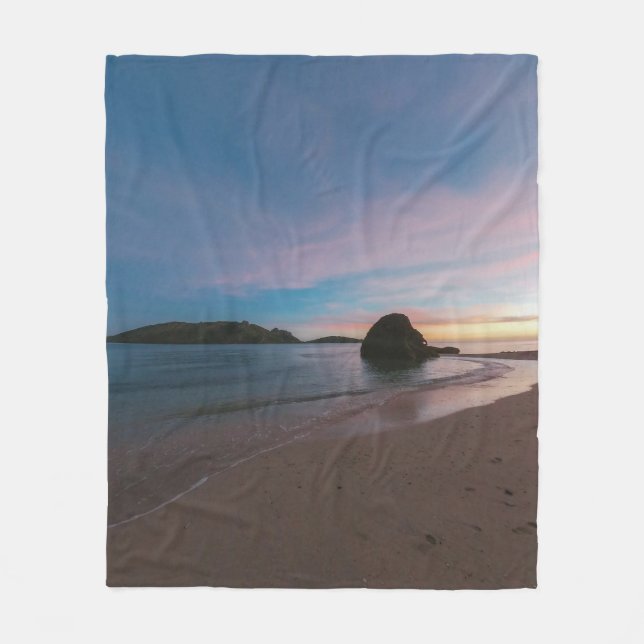 Sea Creatures Fleece Blanket (Front)
