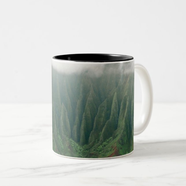 Sea Creatures Two-Tone Coffee Mug (Front Right)