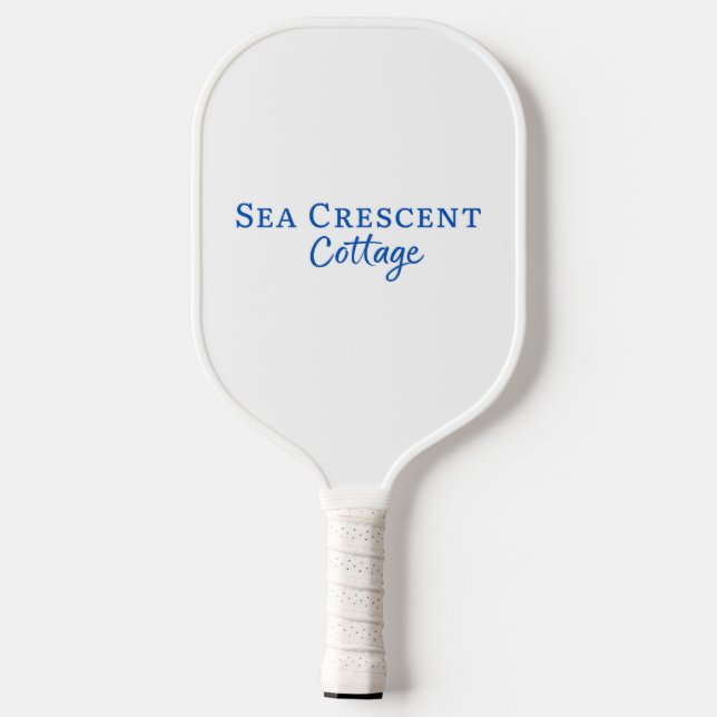 Sea Crescent Cottage Pickle Ball Paddle (Back)