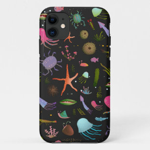 Sea Critters Pattern iPhone 11 Case