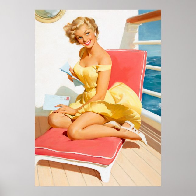 Sea cruise pin up poster (Front)