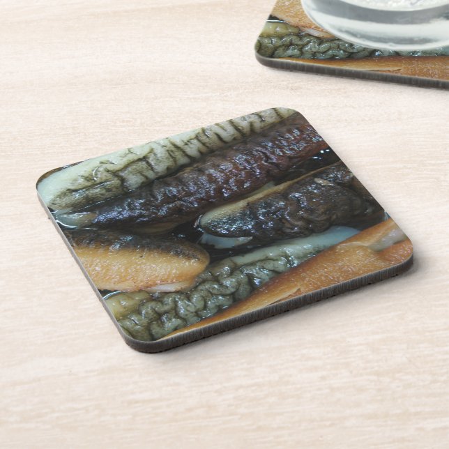 Sea Cucumber ... Yaowarat Market Food Coaster (Left Side)