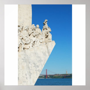 Sea Discoveries monument in Lisbon, Portugal Poster
