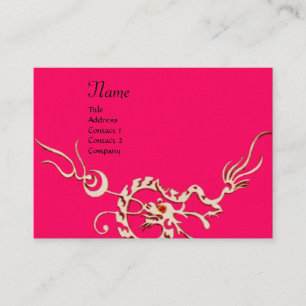 SEA DRAGON 2 MONOGRAM ,Beauty,Salon,Day Spa Business Card