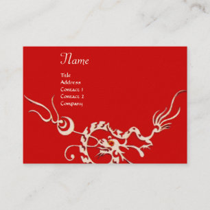 SEA DRAGON 2 MONOGRAM BUSINESS CARD