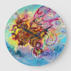 SEA DRAGON LARGE CLOCK