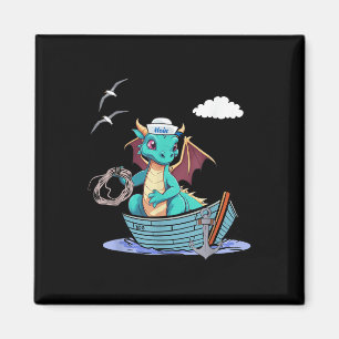 Sea Dragon Maritime Boat Sailor Sailor Sailor Magnet