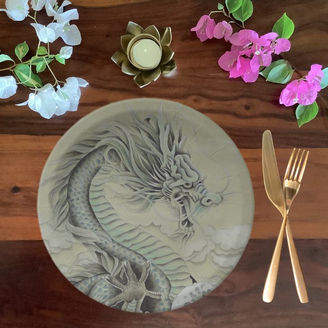 Sea Dragon Paper Plate (Creator Uploaded)