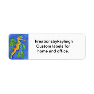 Sea Dragon Return Address Label