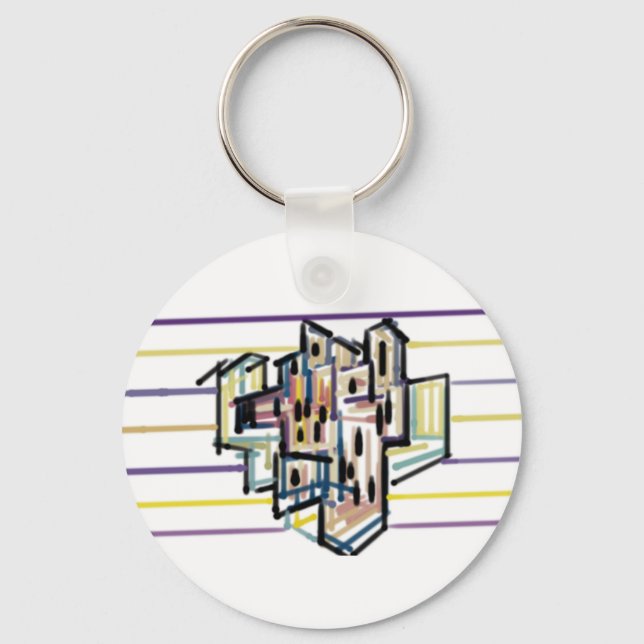 Sea Dragon summer joy  Key Ring (Front)