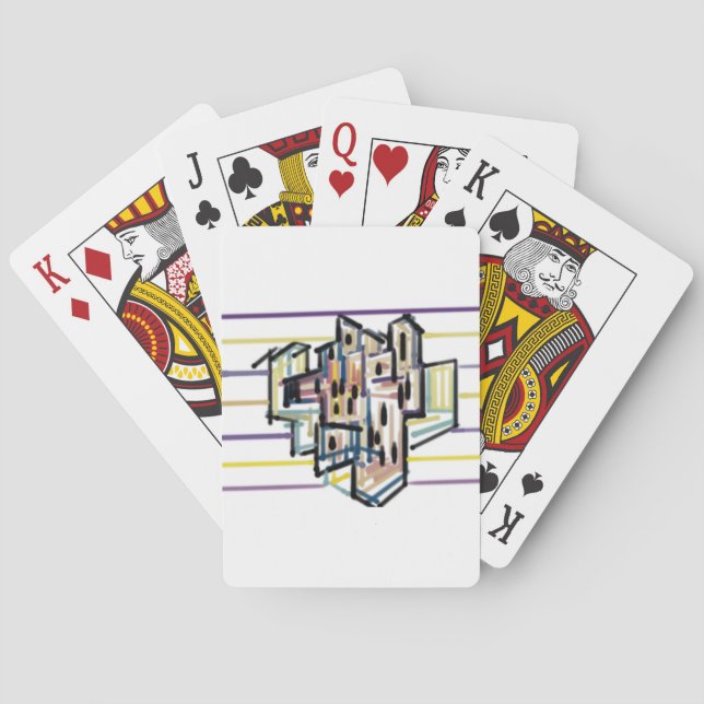 Sea Dragon summer joy  Playing Cards (Back)