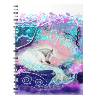 Sea Dreams Unicorn Art Notebook