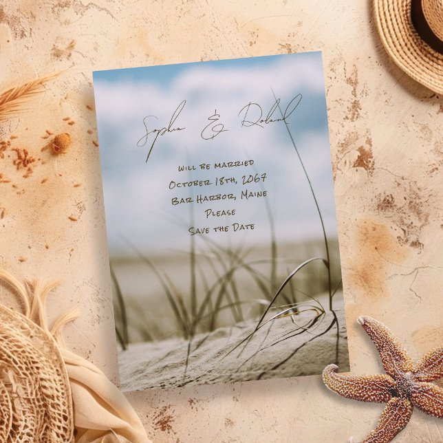 Sea Dunes Wedding Save The Date (Creator Uploaded)