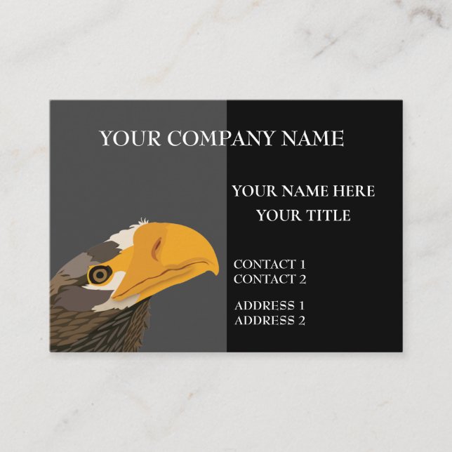 Sea Eagle  Business Card (Front)