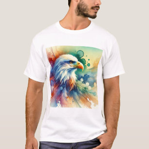 Sea Eagle Majesty 010924AREF151 - Watercolor T-Shirt