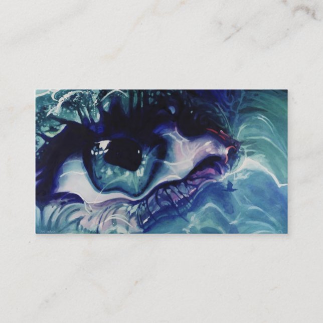 Sea Earth Sky Business Card (Front)