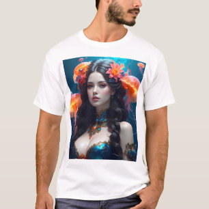Sea Empress – Mystical Beauty in a Jellyfish Realm T-Shirt