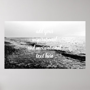 Sea evening poster