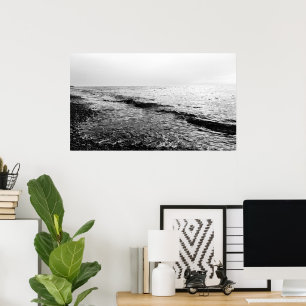 Sea evening poster