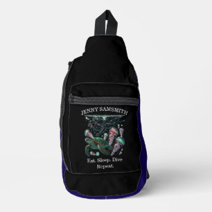 Sea Explorer: Dive, Laugh, Live! Sling Bag