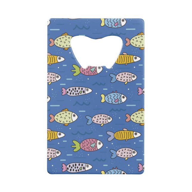 sea fish blue submarine animals (Front)
