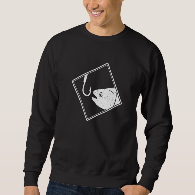 Sea Fishing Bass Fisherman Fish Catcher Fish   Sweatshirt (Front)